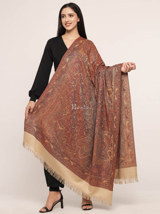 Pashtush India Womens Shawls Pashtush Women's Jamawar Shawl