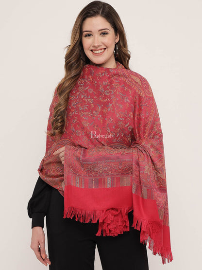 Pashtush India Womens Shawls Pashtush Women'S Jamawar Shawl