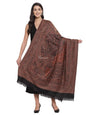 Pashtush India Womens Shawls Pashtush Women'S Jamawar Shawl, Black