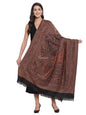 Pashtush India Womens Shawls Pashtush Women'S Jamawar Shawl, Black