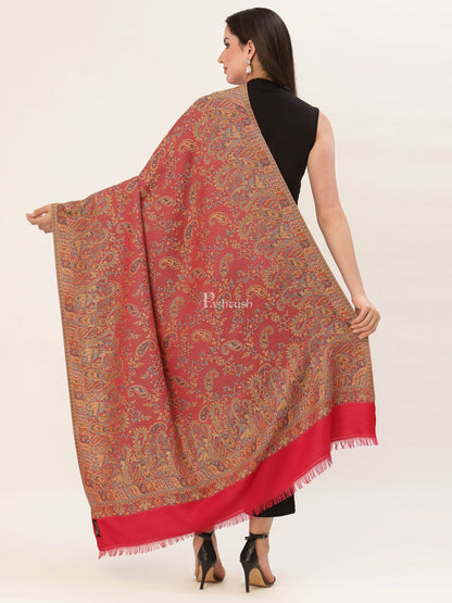 Pashtush India Womens Shawls Pashtush Women'S Jamawar Shawl, Faux Pashmina