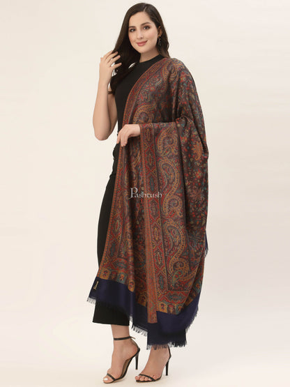 Pashtush India Womens Shawls Pashtush Women'S Jamawar Shawl, Faux Pashmina