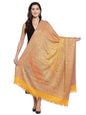 Pashtush India Womens Shawls Pashtush Women'S Jamawar Shawl, Mustard