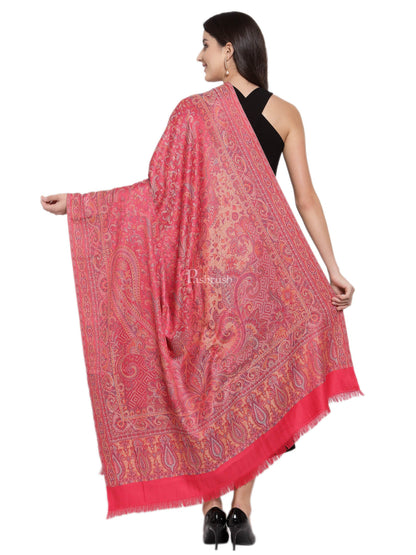 Pashtush India Womens Shawls Pashtush Women'S Jamawar Shawl, Pink