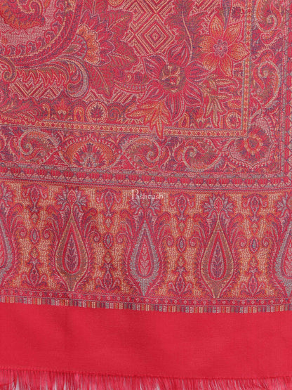 Pashtush India Womens Shawls Pashtush Women'S Jamawar Shawl, Pink