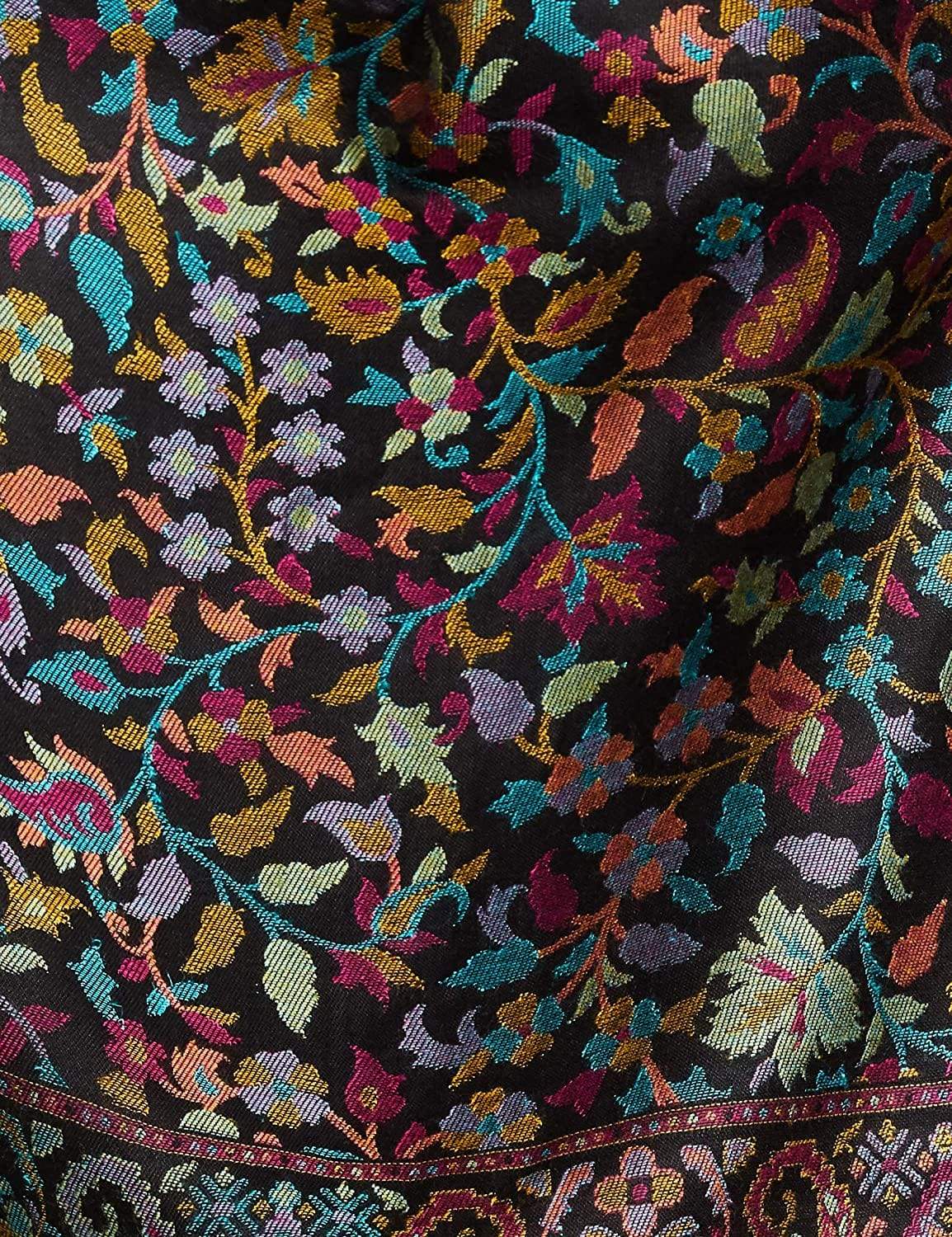 Pashtush India 70x200 PASHTUSH WOMEN'S KAANI DESIGN, SOFT BAMBOO SCARF, CASUAL STOLES - MULTICOLOURED