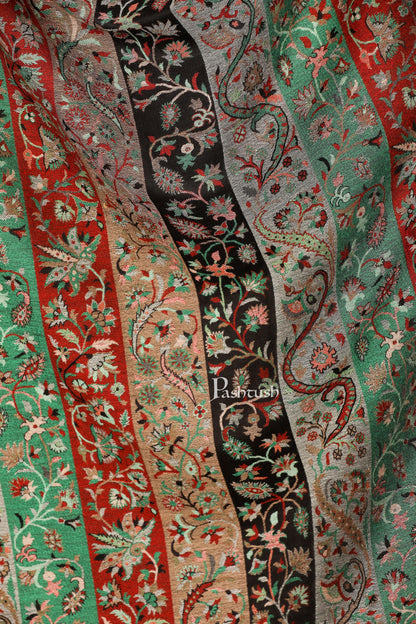 Pashtush India 70x200 Pashtush Women's Kaani Design, Soft Bamboo Scarf, Casual Stoles, Wraps