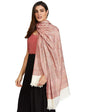 Pashtush India 100x200 Pashtush Women's Kashmiri Jamawar Shawl, Salmon - Ivory