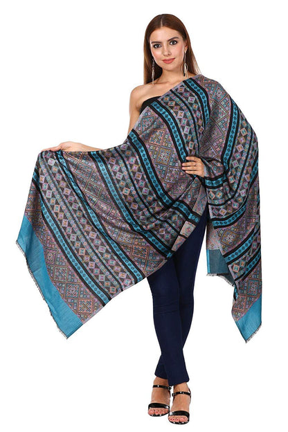 Pashtush Women'S Aztec Design, Soft Bamboo Scarf, Casual Shawls, Stoles, Wraps, Aztec Collection (Soft Bamboo)