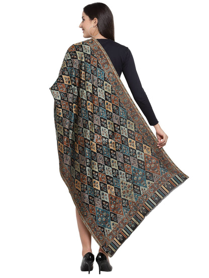 Pashtush India Womens Stoles and Scarves Scarf Pashtush Women'S Paisley Design, Soft Bamboo Scarf, Multi Coloured