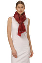 Pashtush India Womens Stoles and Scarves Scarf Pashtush Women'S Reversible Blended Fine Wool Stole - Scarlet Red