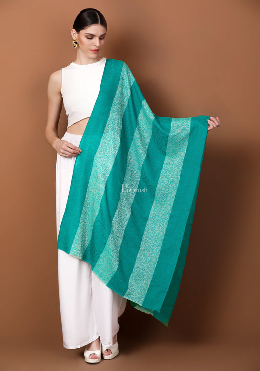 Pashtush India Womens Stoles and Scarves Scarf Pashtush Women's Reversible Stole, Scarf With Stripes
