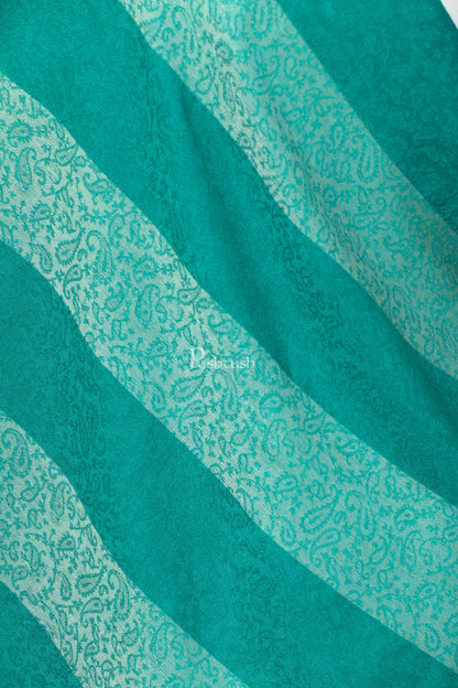 Pashtush India Womens Stoles and Scarves Scarf Pashtush Women's Reversible Stole, Scarf With Stripes