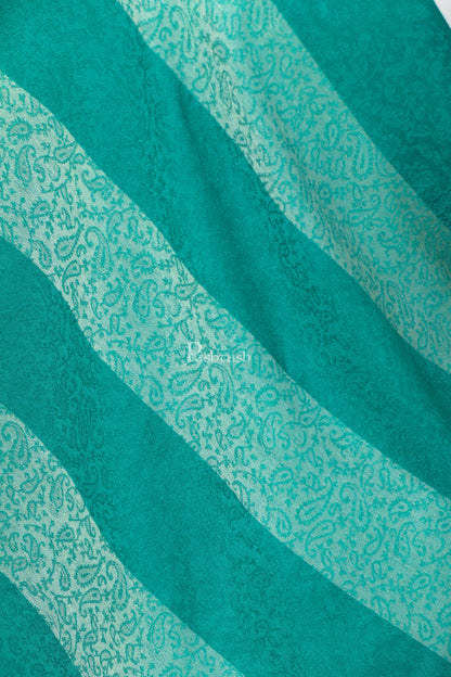 Pashtush India Womens Stoles and Scarves Scarf Pashtush Women's Reversible Stole, Scarf With Stripes