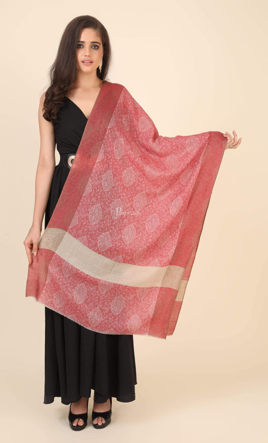 Pashtush India 70x200 Pashtush Women's Reversible Stole, with Paiseley weave