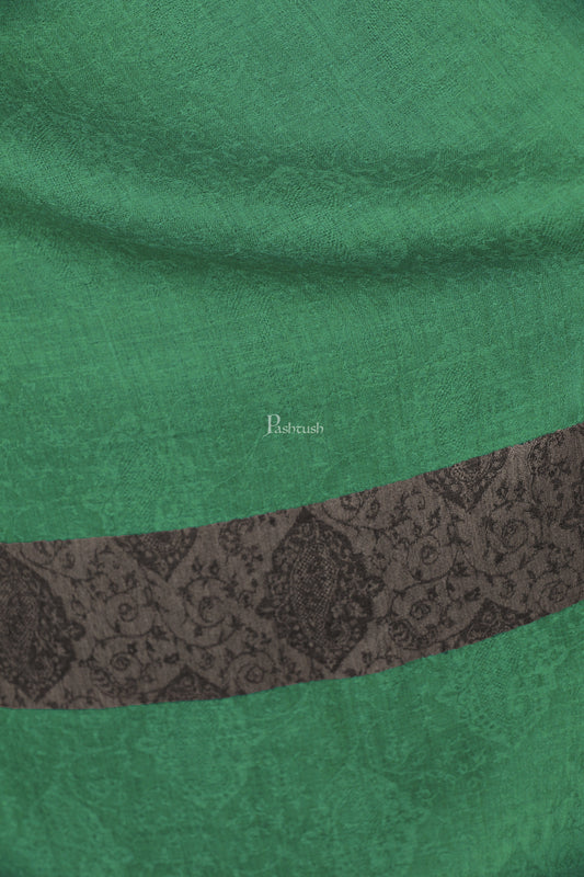 Pashtush India Womens Stoles and Scarves Scarf Pashtush Women's Reversible Stole, With Paiseley Weave