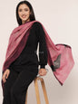 Pashtush India Womens Stoles and Scarves Scarf Pashtush Women's Reversible Stole, With Paiseley Weave