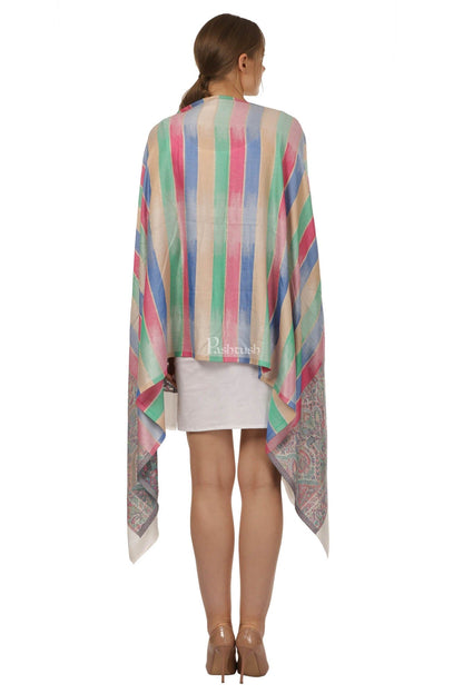 Pashtush India Womens Stoles and Scarves Scarf Pashtush Women'S Scarf, Soft Bamboo Stole, Multicoloured