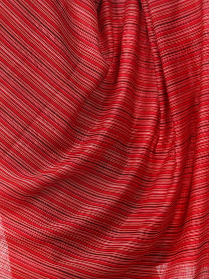 Pashtush Shawl Store Shawl Pashtush Women's Shawl, Fine Wool, Striped Design, Faux Pashmina, Soft and Warm, Maroon