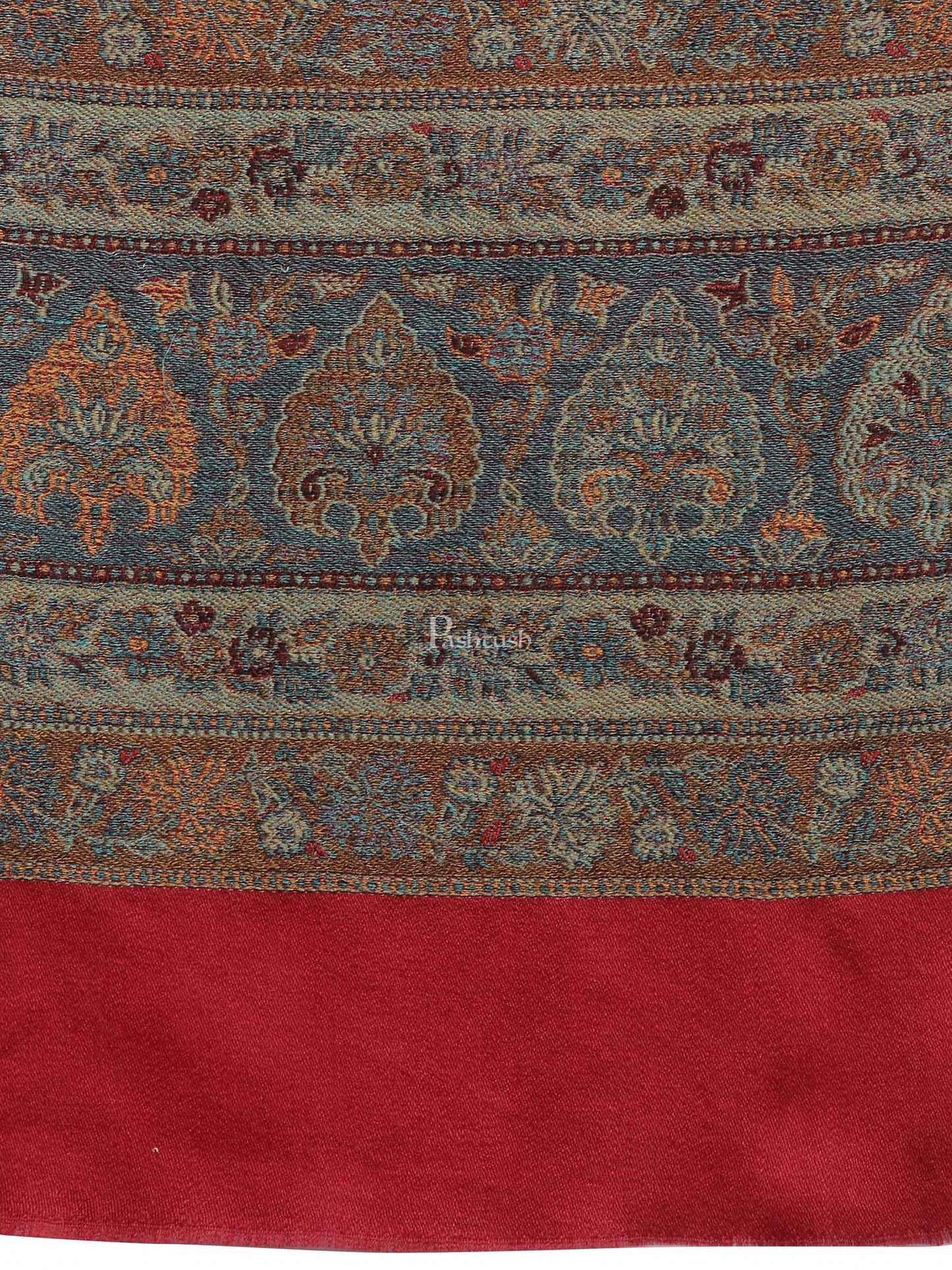 Pashtush India Womens Stoles and Scarves Scarf Pashtush Women'S Silk-Wool, Soft Reversible Stole