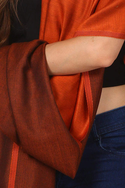 Pashtush Women'S Silky Bamboo Reversible Scarf, Shawls, Stoles, Wraps