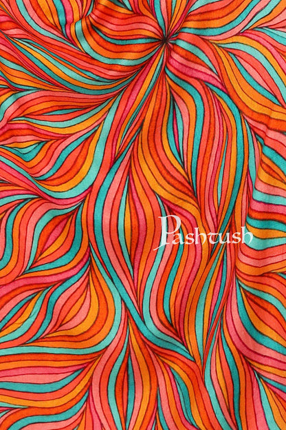Pashtush India Stole Pashtush Women's Soft Bamboo Scarf, Casual, Printed Scarf, Extra Soft