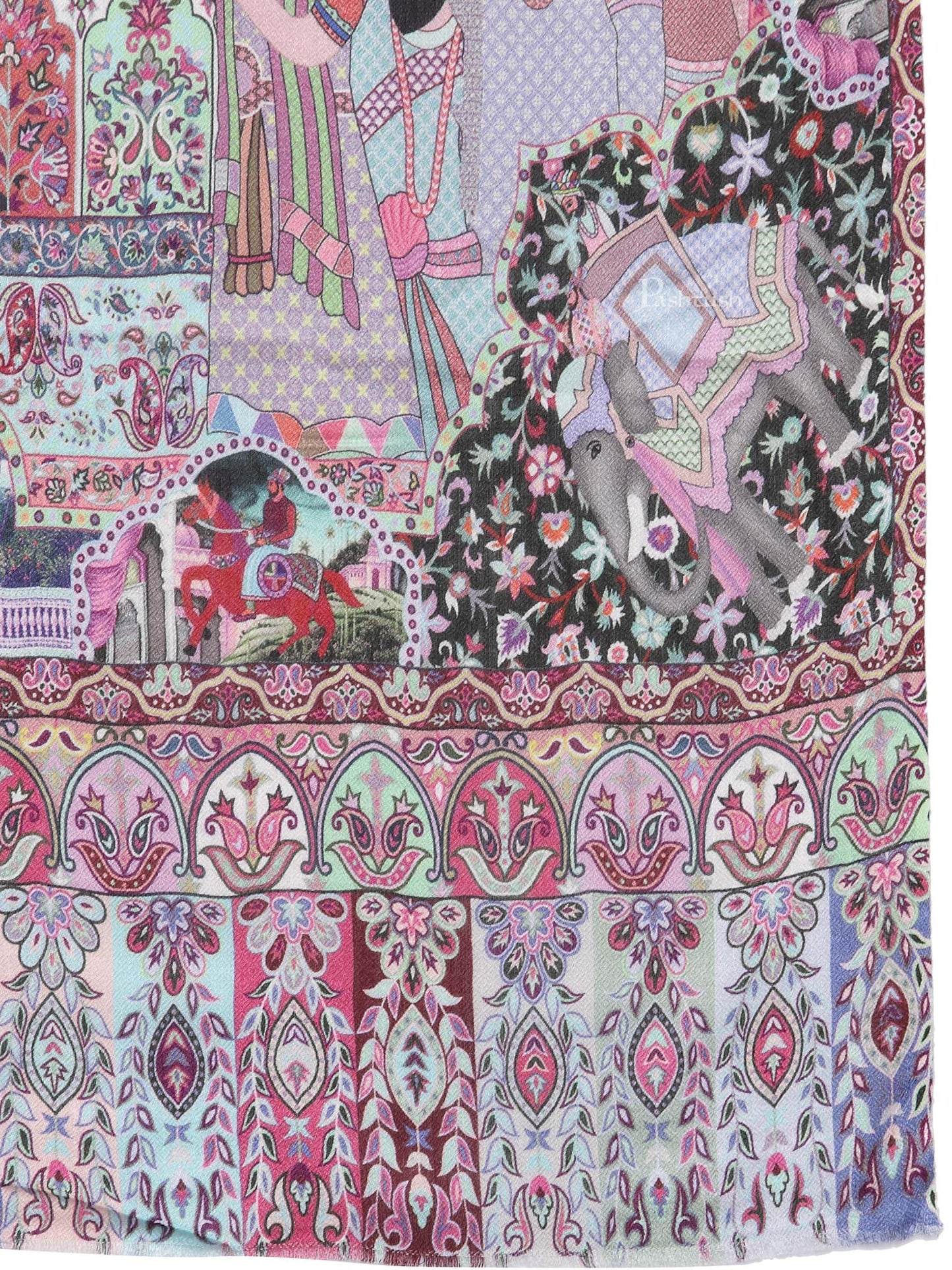 Pashtush India Womens Stoles and Scarves Scarf Pashtush Women'S Soft Bamboo Scarf, Casual Shawls, Stoles, Wraps (Soft Bamboo) - Darbar