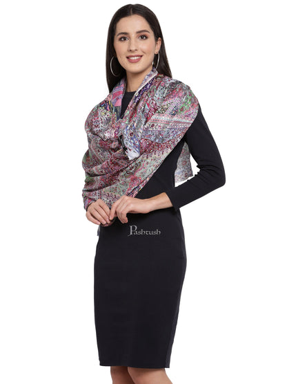 Pashtush India Womens Stoles and Scarves Scarf Pashtush Women'S Soft Bamboo Scarf, Casual Shawls, Stoles, Wraps (Soft Bamboo) - Darbar