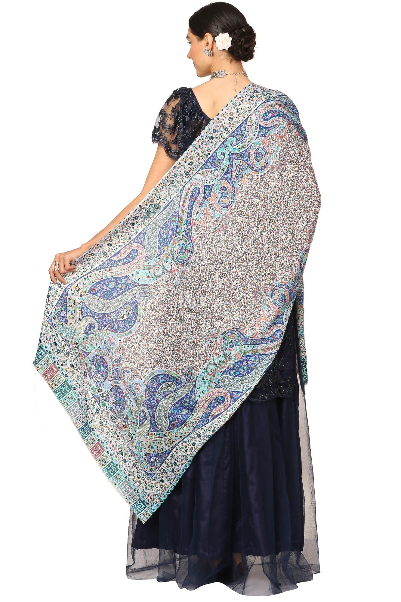 Pashtush India Womens Stoles and Scarves Scarf Pashtush Women'S Soft Bamboo Scarf, Casual Shawls, Stoles, Wraps (Soft Bamboo) - Paisely Garden