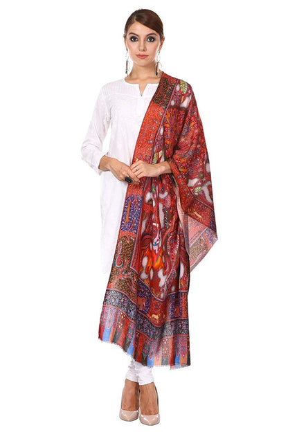 Pashtush Women'S Soft Bamboo Scarf, Casual Stole, Multicolored