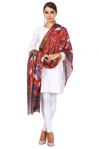 Pashtush Women'S Soft Bamboo Scarf, Casual Stole, Multicolored