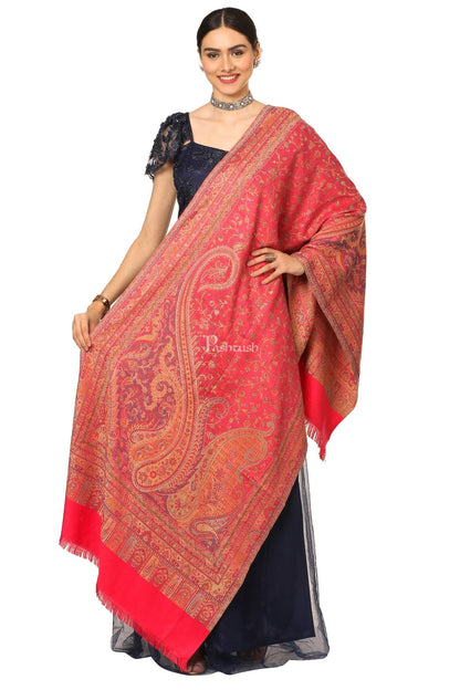 Pashtush India Womens Stoles and Scarves Scarf Pashtush Women'S Soft Bamboo Scarf, Casual, Stole, Wrap - Pink