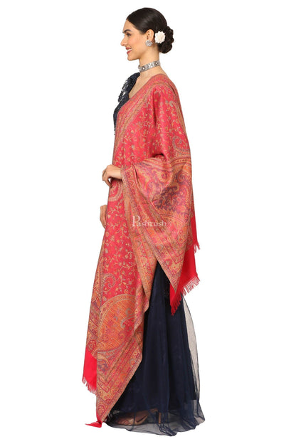Pashtush India Womens Stoles and Scarves Scarf Pashtush Women'S Soft Bamboo Scarf, Casual, Stole, Wrap - Pink
