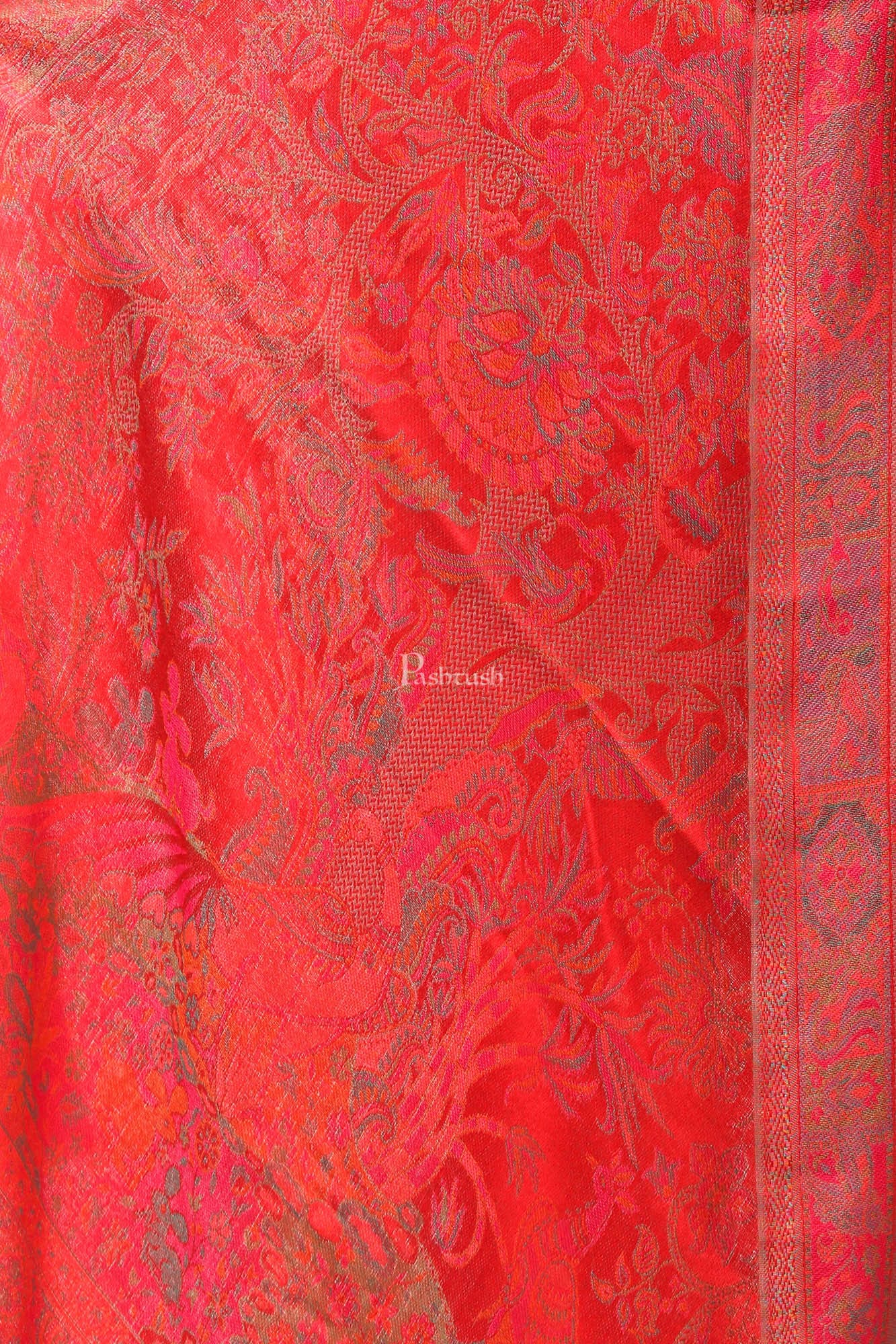 Pashtush India Womens Stoles and Scarves Scarf Pashtush Women'S Soft Bamboo Scarf, Casual, Stole, Wrap - Red