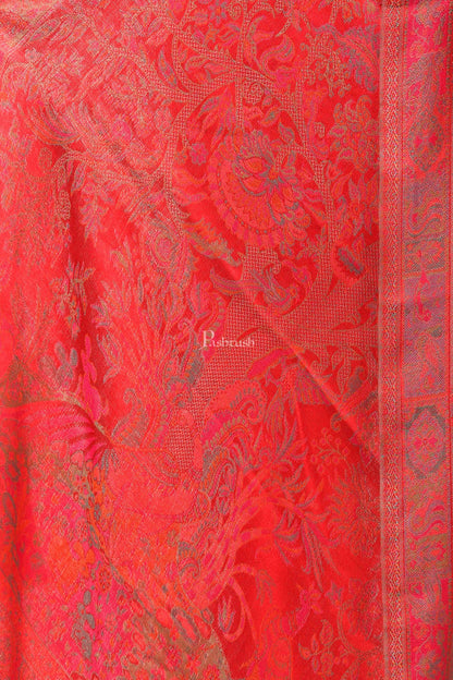 Pashtush India Womens Stoles and Scarves Scarf Pashtush Women'S Soft Bamboo Scarf, Casual, Stole, Wrap - Red