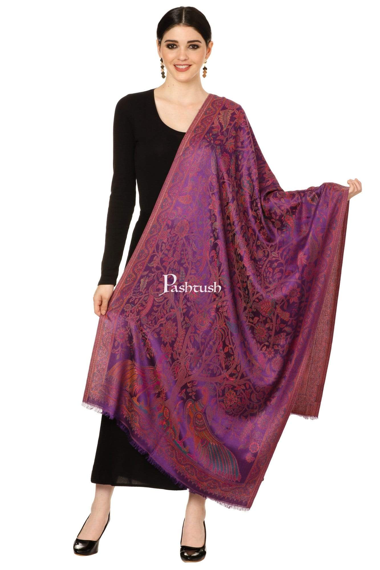 Pashtush India Shawl Pashtush Women's Soft Bamboo Scarf, Stoles, Wraps