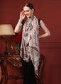 Pashtush India 70x200 Pashtush Women's Soft Bamboo Scarf, Stoles, Wraps (soft Bamboo) - Paisley Garden