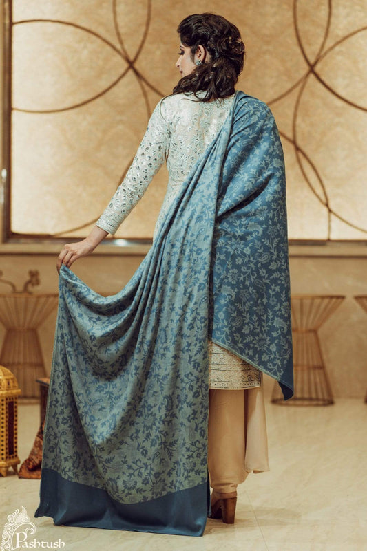 Pashtush India 100x200 Pashtush Women's Soft Bamboo Shawl, Thick and Warm