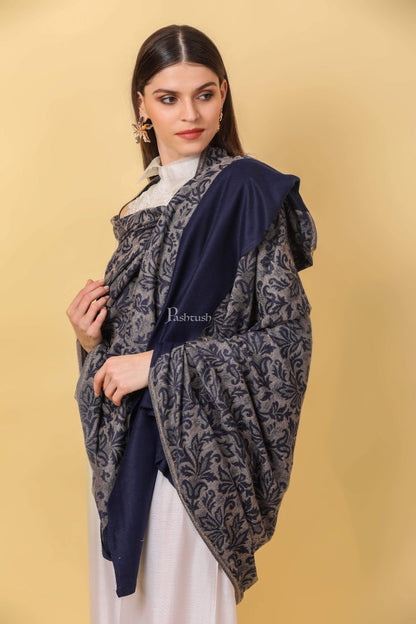 Pashtush India 100x200 Pashtush Women's Soft Bamboo Shawl, Thick and Warm