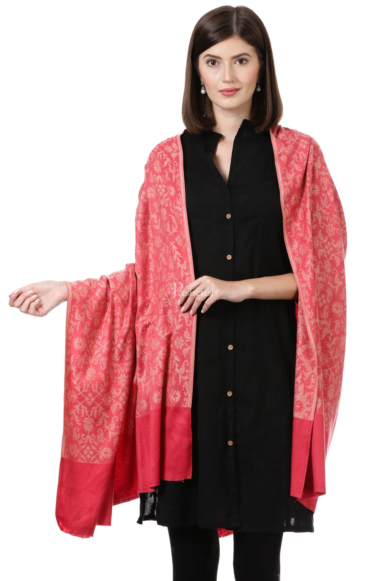 Pashtush India Womens Stoles and Scarves Scarf Pashtush Women'S Soft Bamboo Shawl, Thick And Warm