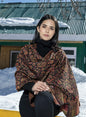 Pashtush India 70x200 Pashtush Women's Soft Wool, Reversible Stole, Scarf, Kaani Weave, Taupe