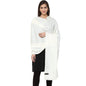 Pashtush Women'S Wool Shawl, Paisley Design, Ivory