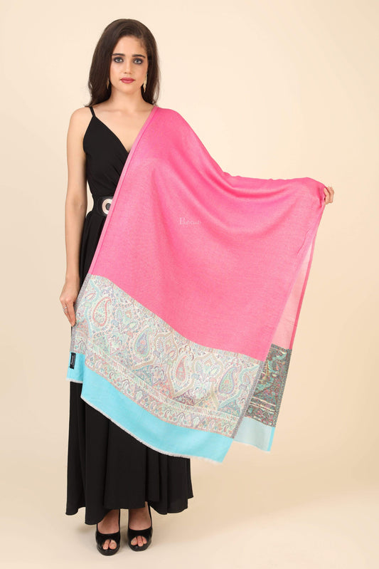 Pashtush India 100x200 Pashtush Women's Wool Soft Wool Cashmere Blended Shawl with Ethnic Weave Palla