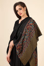 Pashtush India 100x200 Pashtush Women's Wool Soft Wool Cashmere Blended Shawl with Ethnic Weave Palla