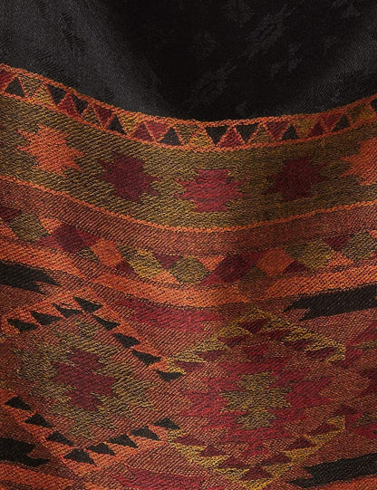 Pashtush India 100x200 Pashtush Women's Wool Soft Wool Cashmere Blended Shawl with Kaani Weave Palla