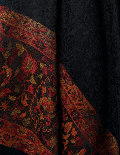 Pashtush India 100x200 Pashtush Women's Wool Soft Wool Cashmere Blended Shawl with Kaani Weave Palla