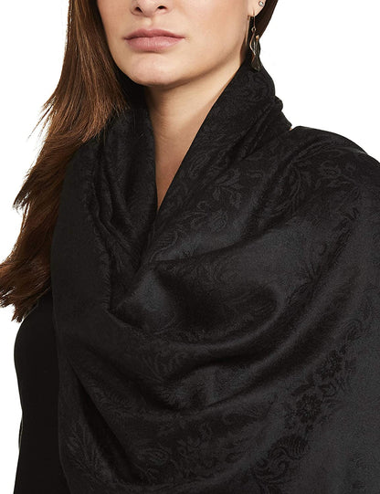 Pashtush India 100x200 Pashtush Women's Wool Soft Wool Cashmere Blended Shawl with Kaani Weave Palla