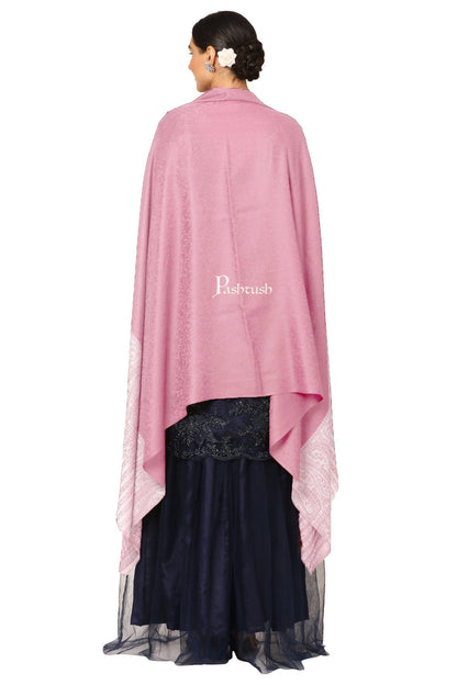 Pashtush India Womens Shawls Pashtush Women's Wool Ultra Soft Fine Wool Cashmere Blended Shawl