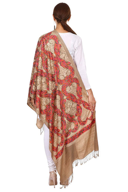 Pashtush India 70x200 Pashtush Women's Woollen Embroidery Stole