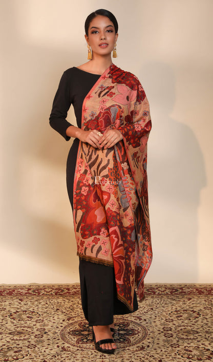Pashtush India Womens Stoles and Scarves Scarf Pashtush women  stole, multi color
